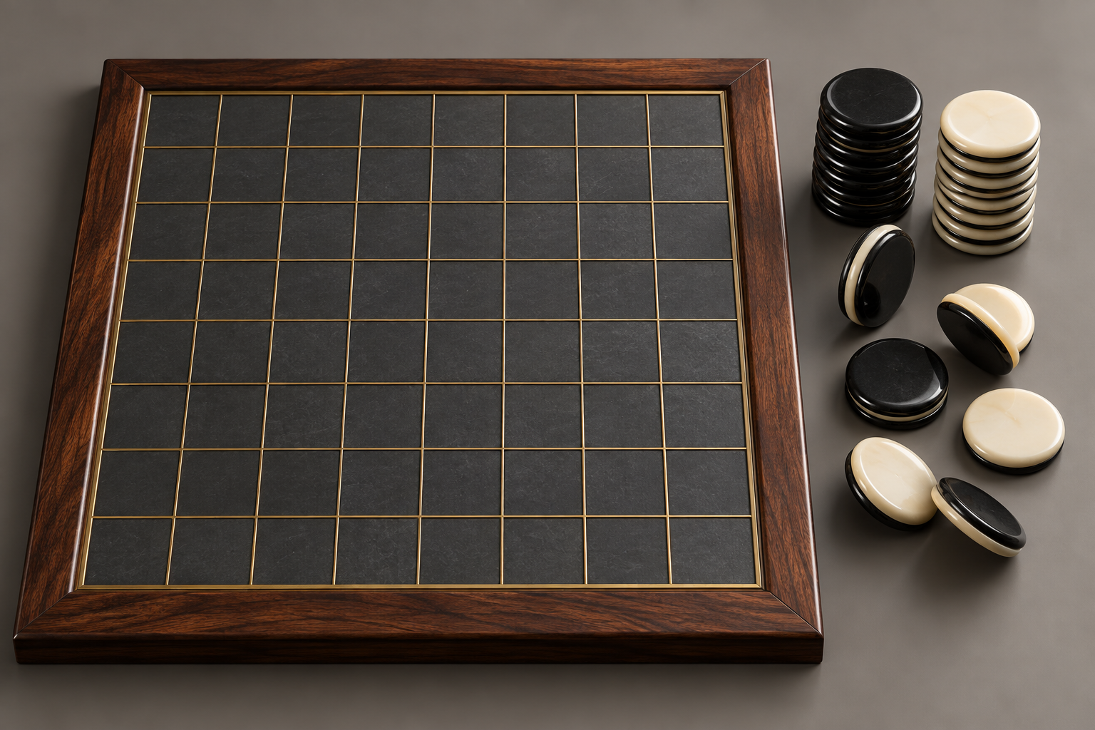 Reversi 3D board and component asset sheet